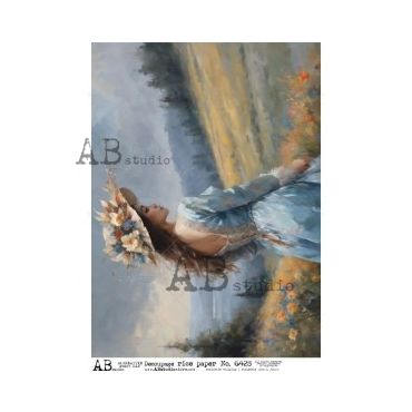 AB Studio Decoupage rice paper A4 ID-6428
